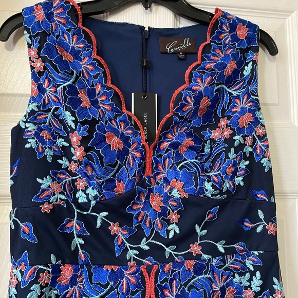 Camille LaVie (Jax)scalloped lace dress sz8.NWT - Picture 7 of 8